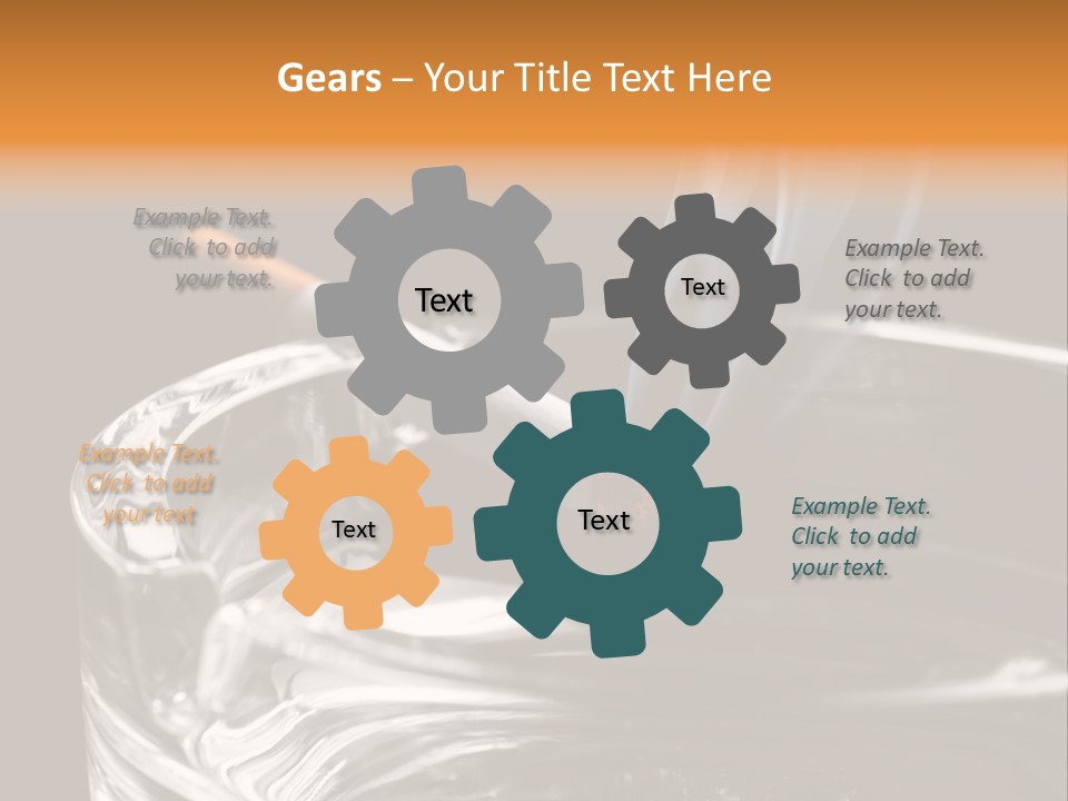 Objects Embers Burnt PowerPoint Template