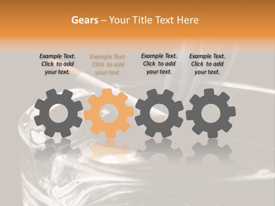 Objects Embers Burnt PowerPoint Template