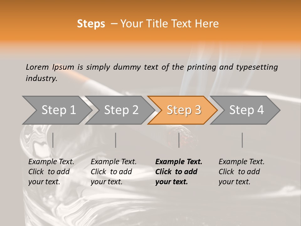 Objects Embers Burnt PowerPoint Template