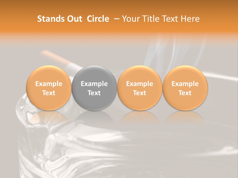 Objects Embers Burnt PowerPoint Template