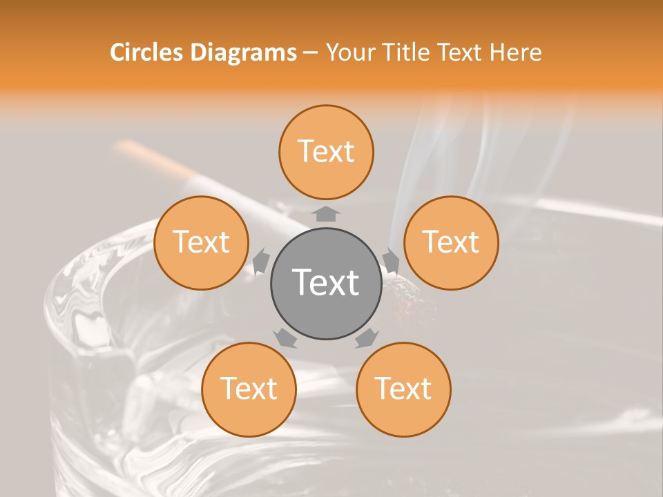 Objects Embers Burnt PowerPoint Template