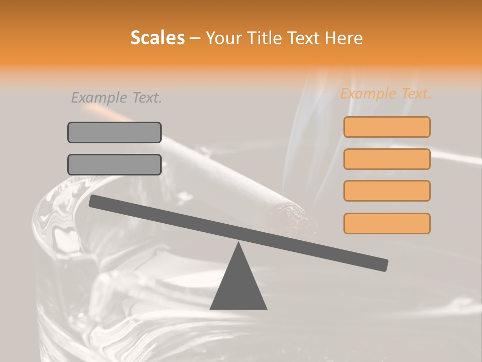 Objects Embers Burnt PowerPoint Template