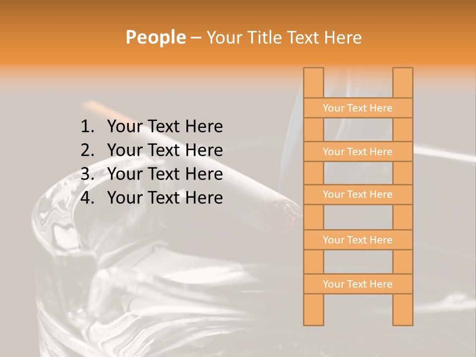 Objects Embers Burnt PowerPoint Template