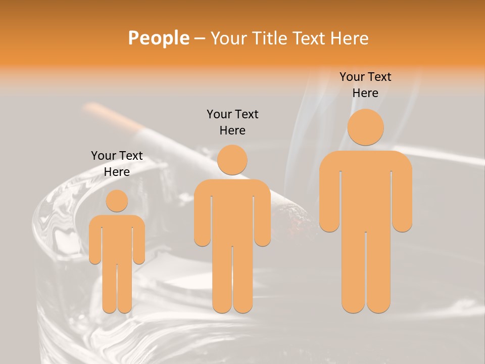 Objects Embers Burnt PowerPoint Template