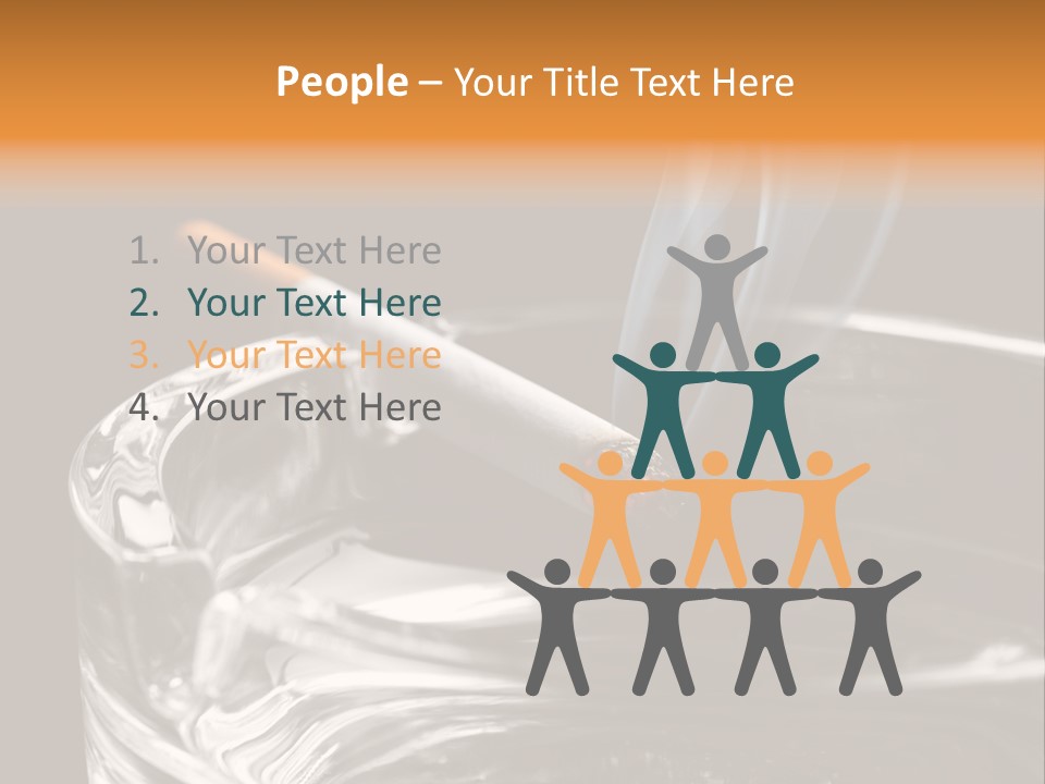 Objects Embers Burnt PowerPoint Template