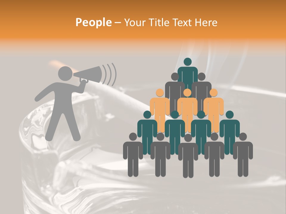 Objects Embers Burnt PowerPoint Template