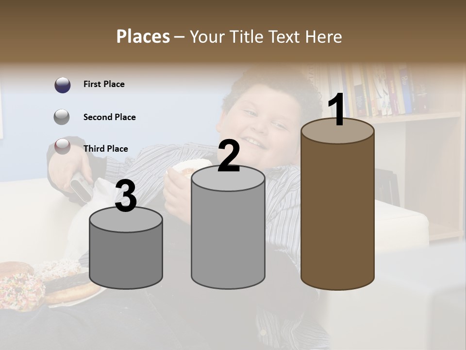 Hair Junk Food Plump PowerPoint Template