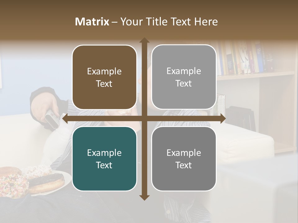 Hair Junk Food Plump PowerPoint Template