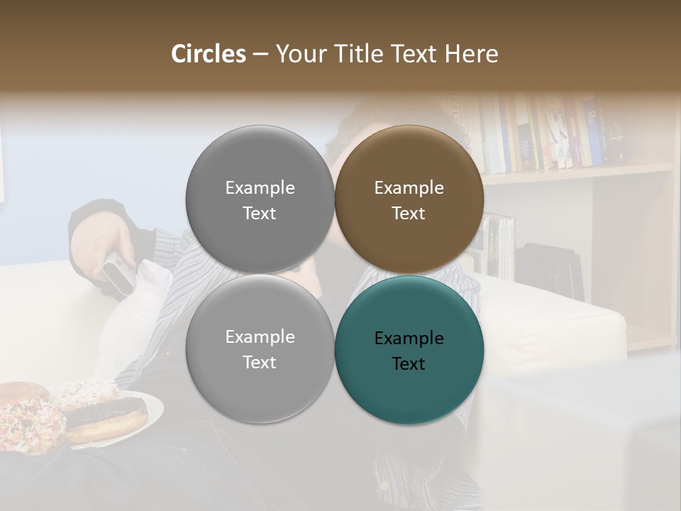 Hair Junk Food Plump PowerPoint Template