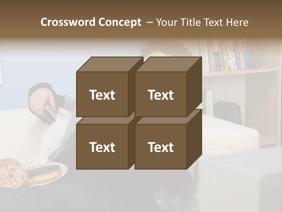 Hair Junk Food Plump PowerPoint Template