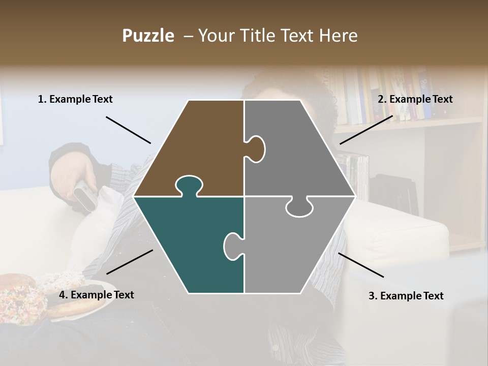 Hair Junk Food Plump PowerPoint Template