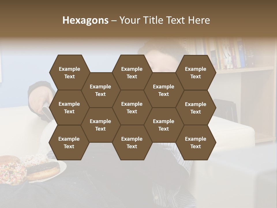 Hair Junk Food Plump PowerPoint Template