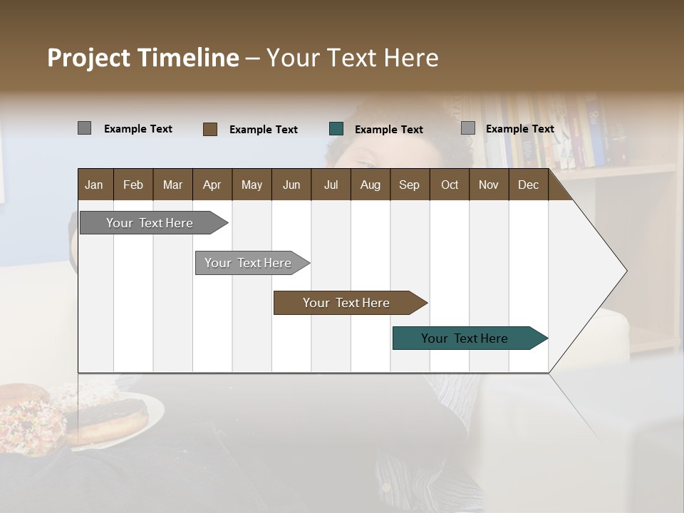 Hair Junk Food Plump PowerPoint Template