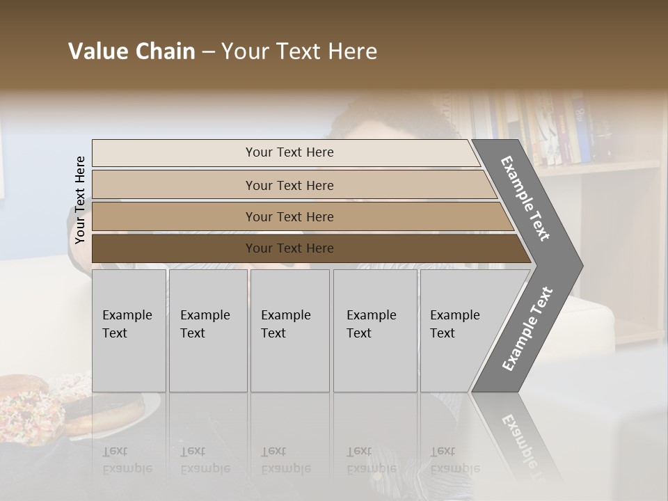 Hair Junk Food Plump PowerPoint Template