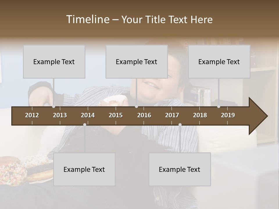 Hair Junk Food Plump PowerPoint Template