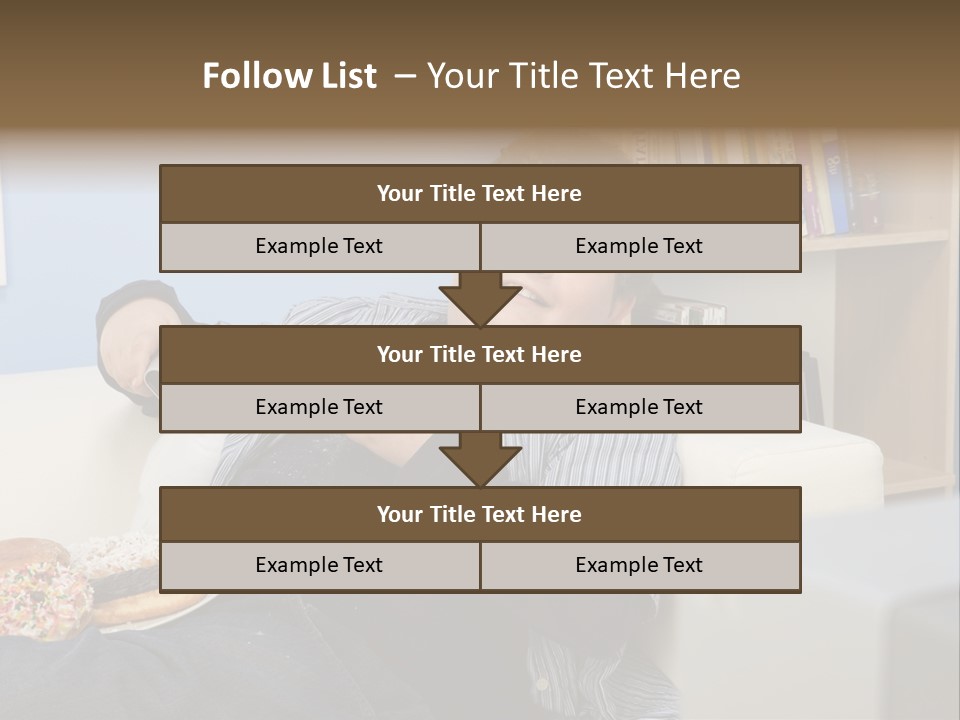 Hair Junk Food Plump PowerPoint Template