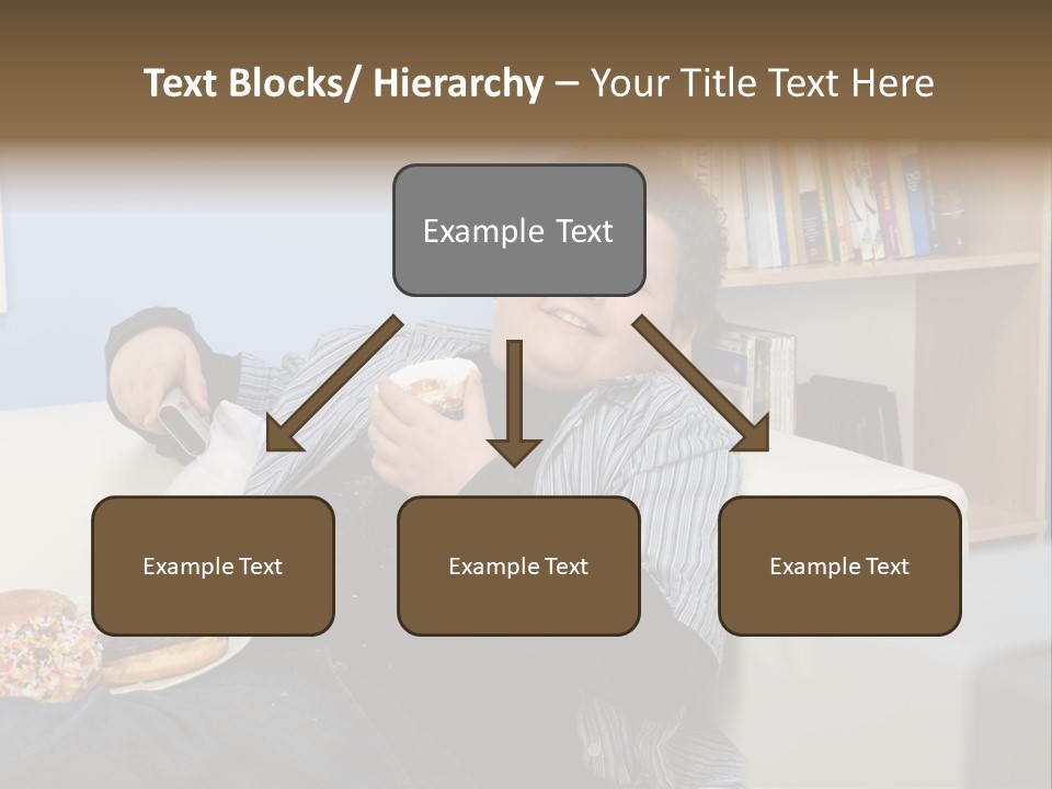 Hair Junk Food Plump PowerPoint Template