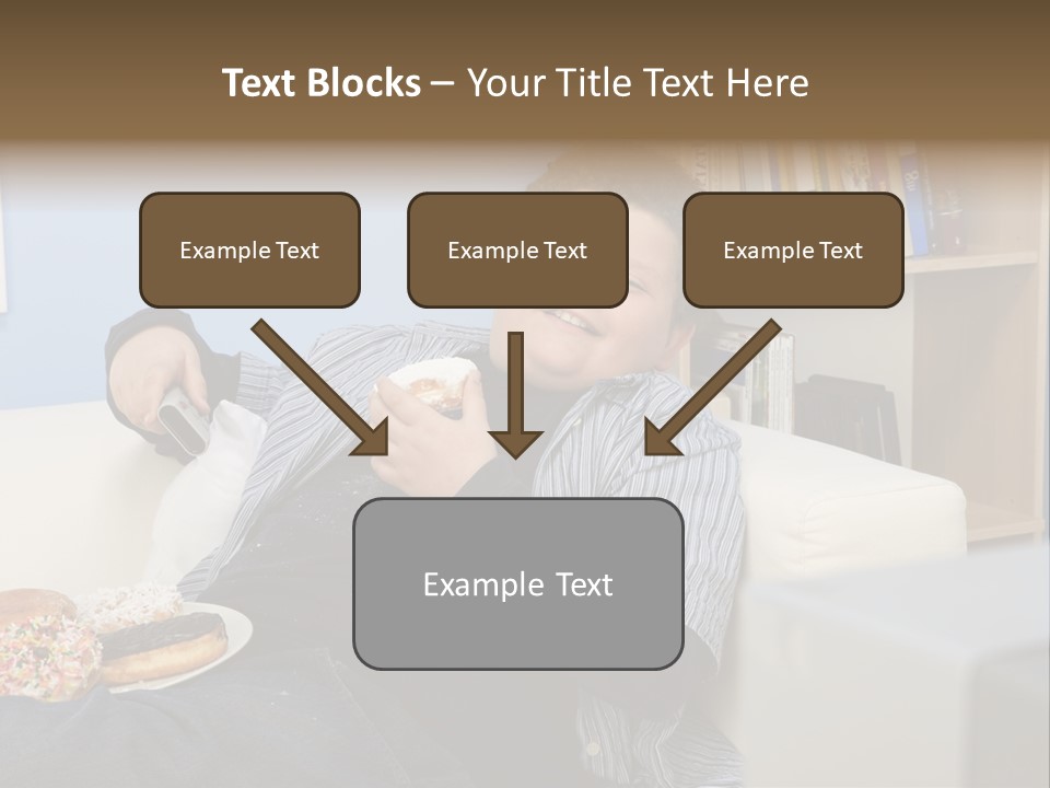 Hair Junk Food Plump PowerPoint Template