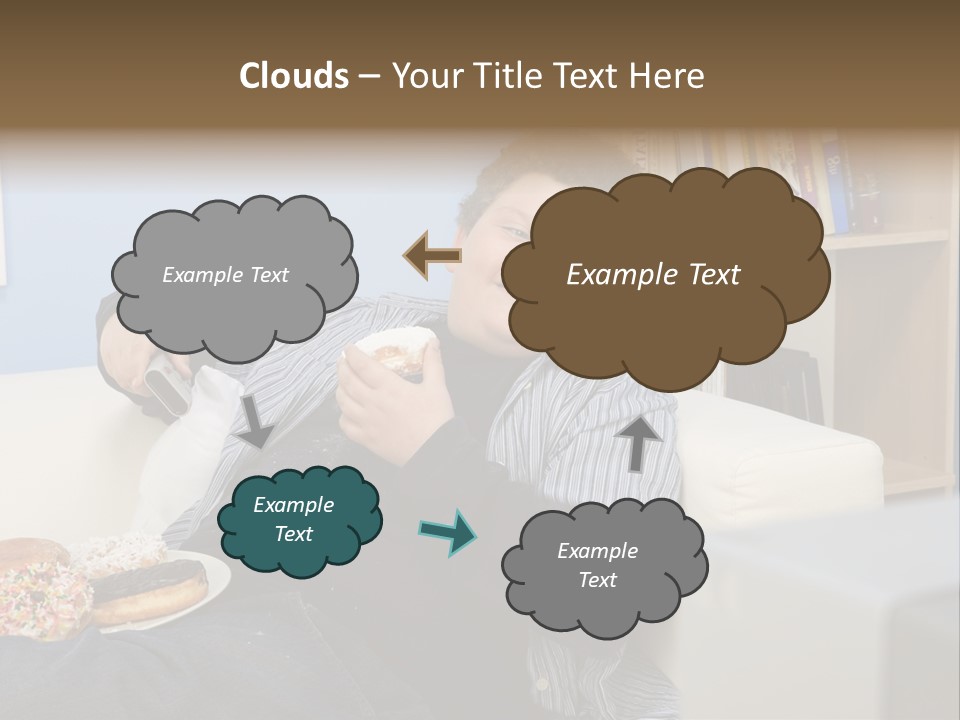 Hair Junk Food Plump PowerPoint Template