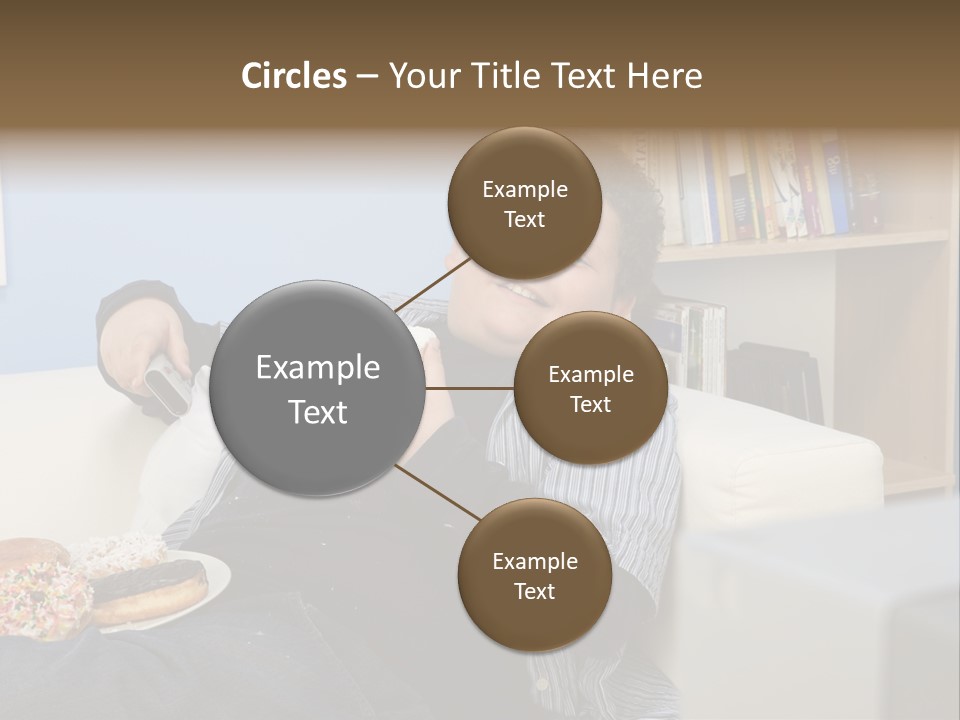 Hair Junk Food Plump PowerPoint Template