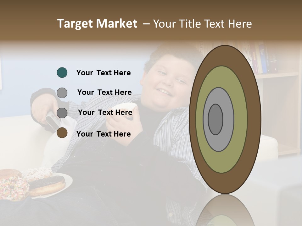 Hair Junk Food Plump PowerPoint Template