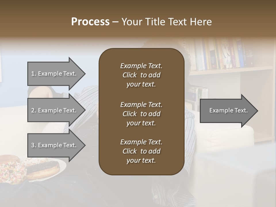 Hair Junk Food Plump PowerPoint Template