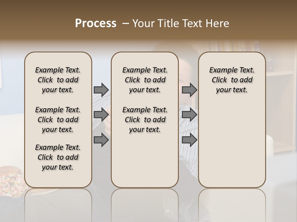 Hair Junk Food Plump PowerPoint Template