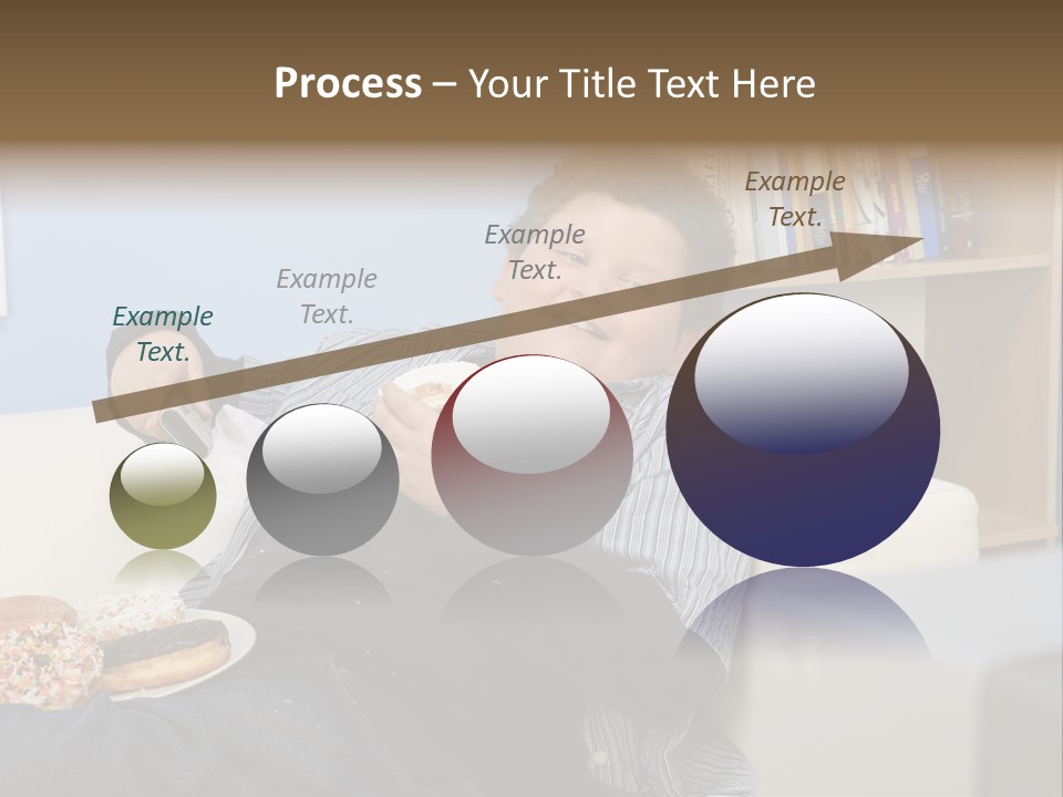 Hair Junk Food Plump PowerPoint Template