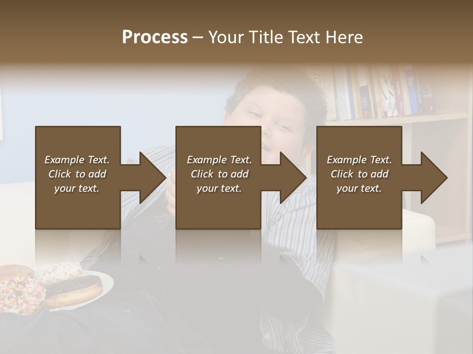 Hair Junk Food Plump PowerPoint Template