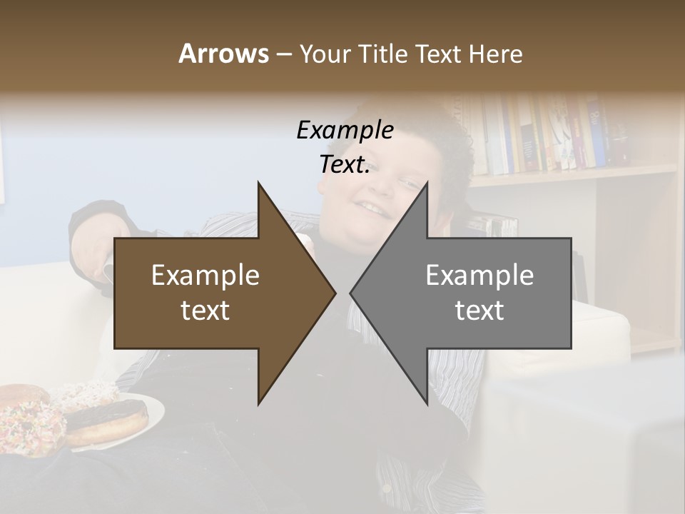 Hair Junk Food Plump PowerPoint Template