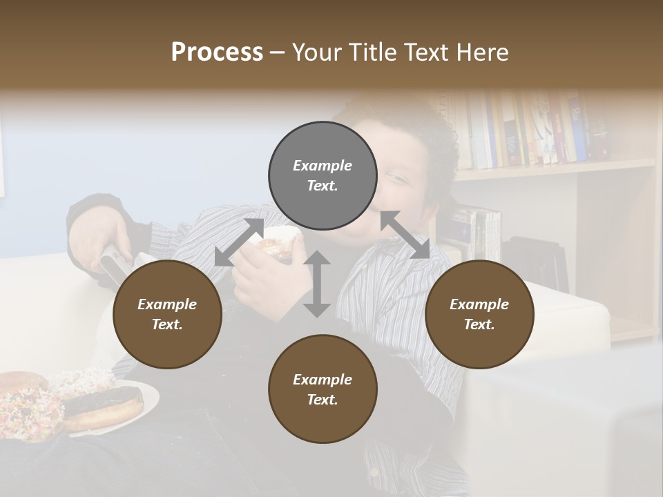 Hair Junk Food Plump PowerPoint Template