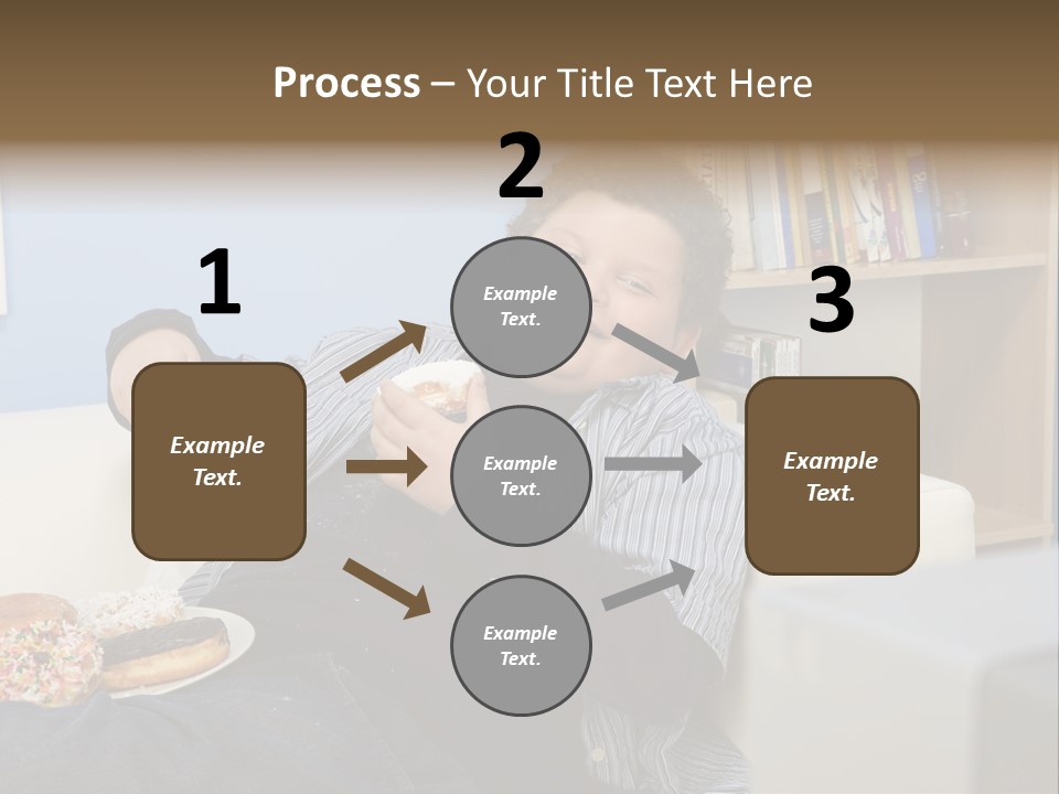 Hair Junk Food Plump PowerPoint Template