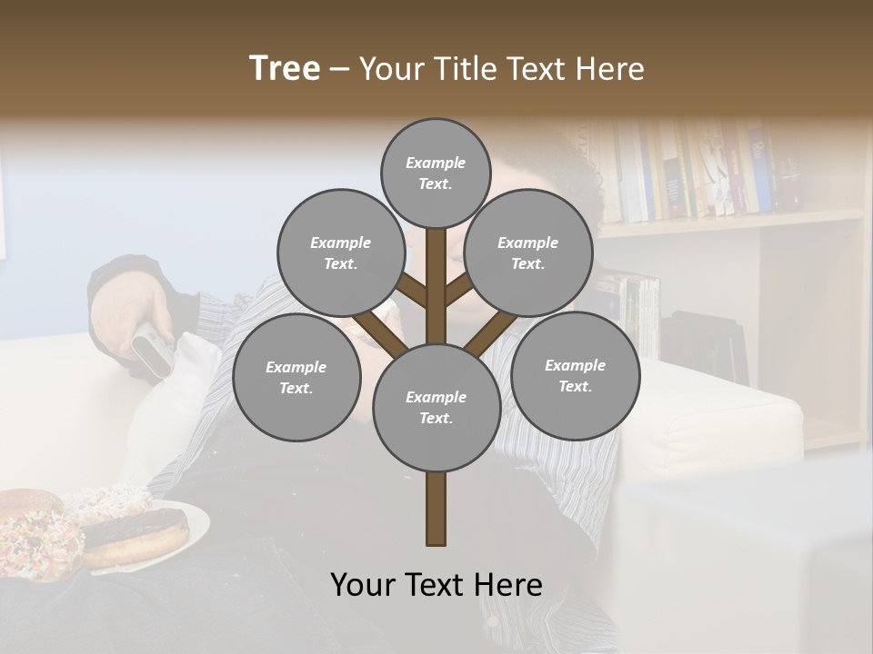 Hair Junk Food Plump PowerPoint Template