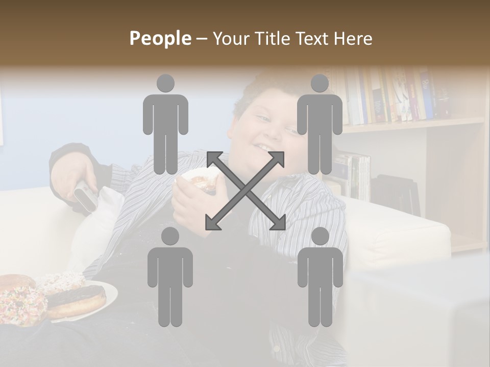 Hair Junk Food Plump PowerPoint Template