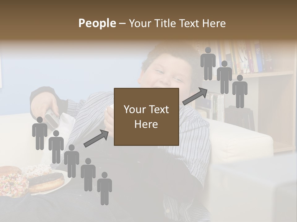 Hair Junk Food Plump PowerPoint Template