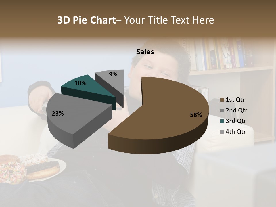 Hair Junk Food Plump PowerPoint Template