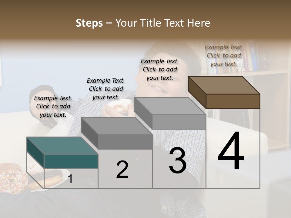 Hair Junk Food Plump PowerPoint Template
