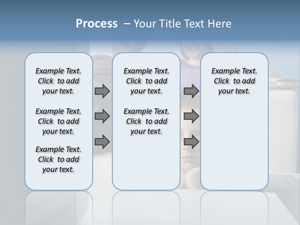 Sofa Obese Caucasian PowerPoint Template