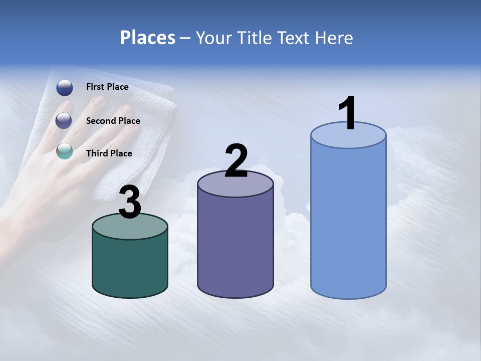 Sunny Cloudy Background PowerPoint Template