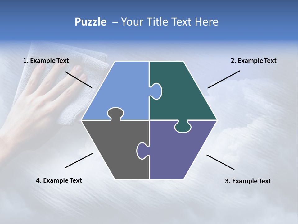 Sunny Cloudy Background PowerPoint Template