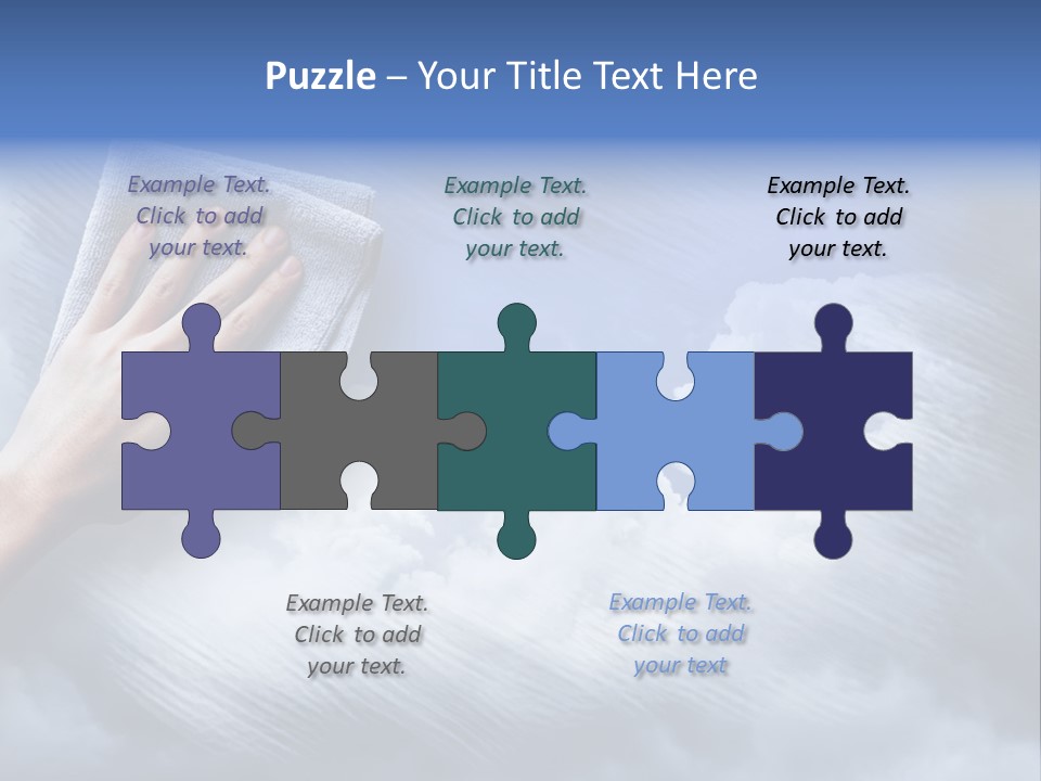 Sunny Cloudy Background PowerPoint Template