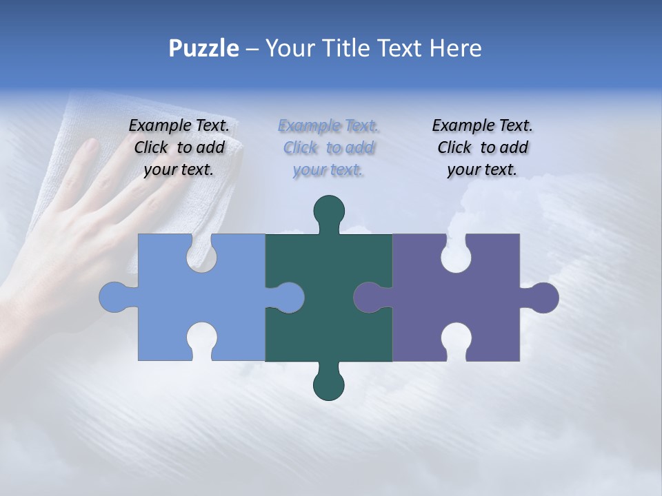 Sunny Cloudy Background PowerPoint Template