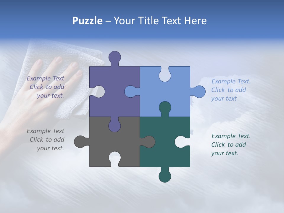 Sunny Cloudy Background PowerPoint Template