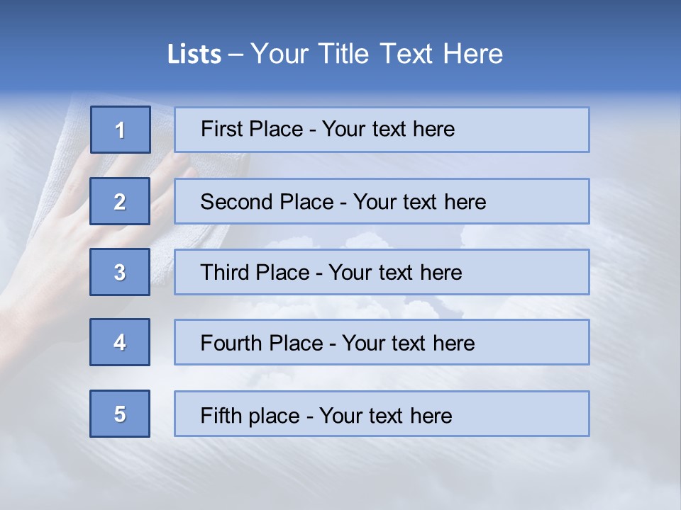 Sunny Cloudy Background PowerPoint Template