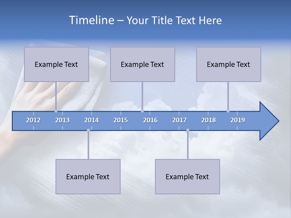 Sunny Cloudy Background PowerPoint Template