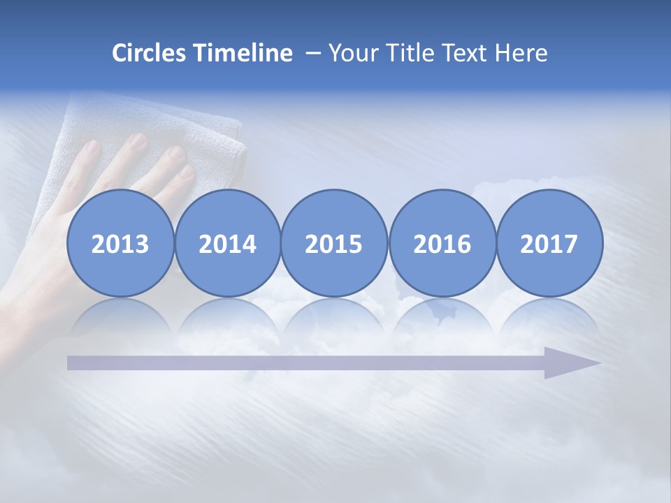 Sunny Cloudy Background PowerPoint Template