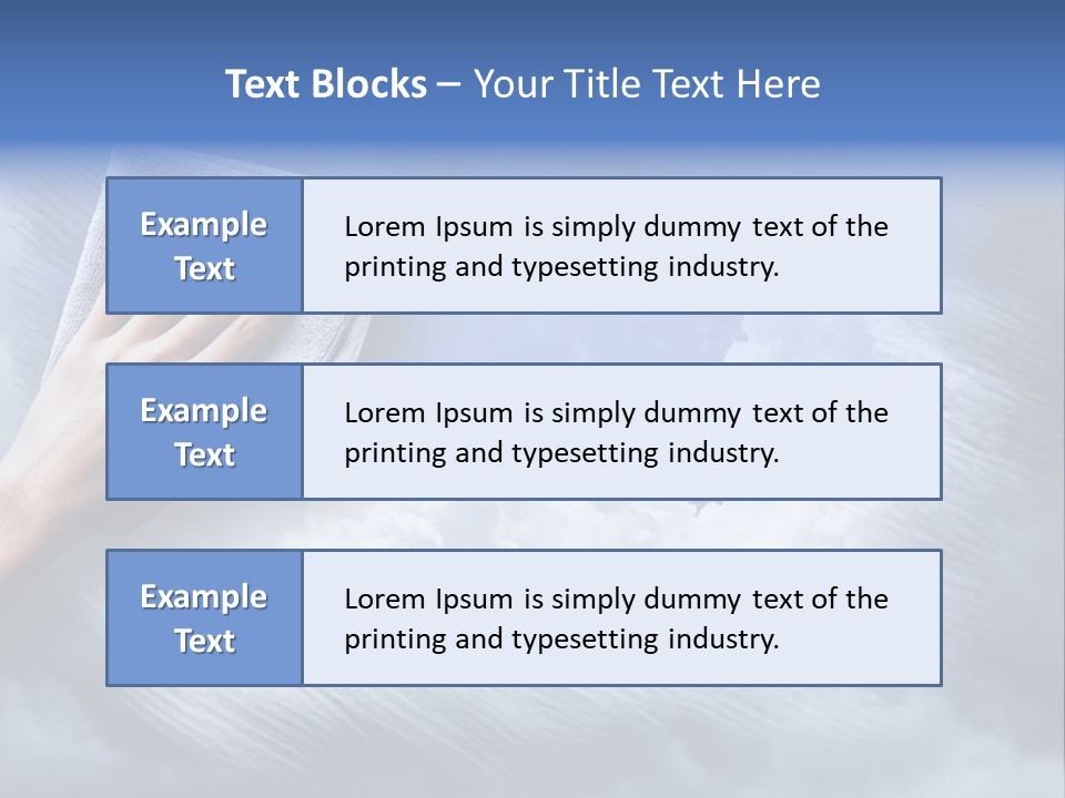 Sunny Cloudy Background PowerPoint Template