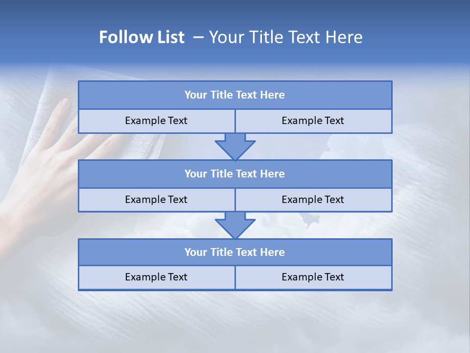 Sunny Cloudy Background PowerPoint Template