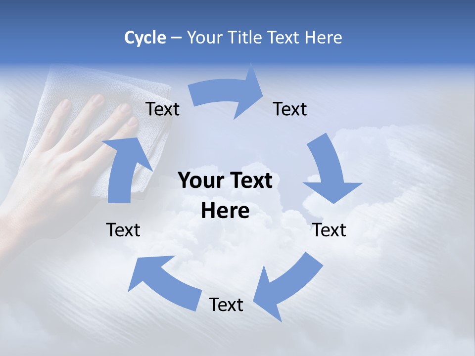 Sunny Cloudy Background PowerPoint Template