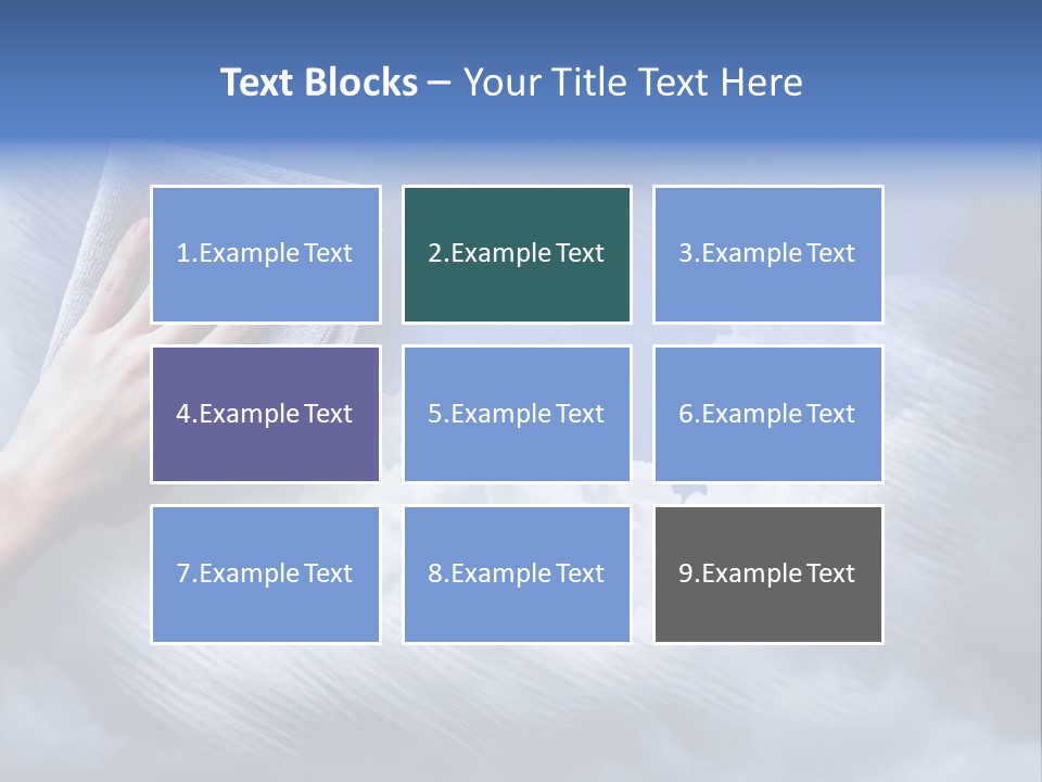 Sunny Cloudy Background PowerPoint Template